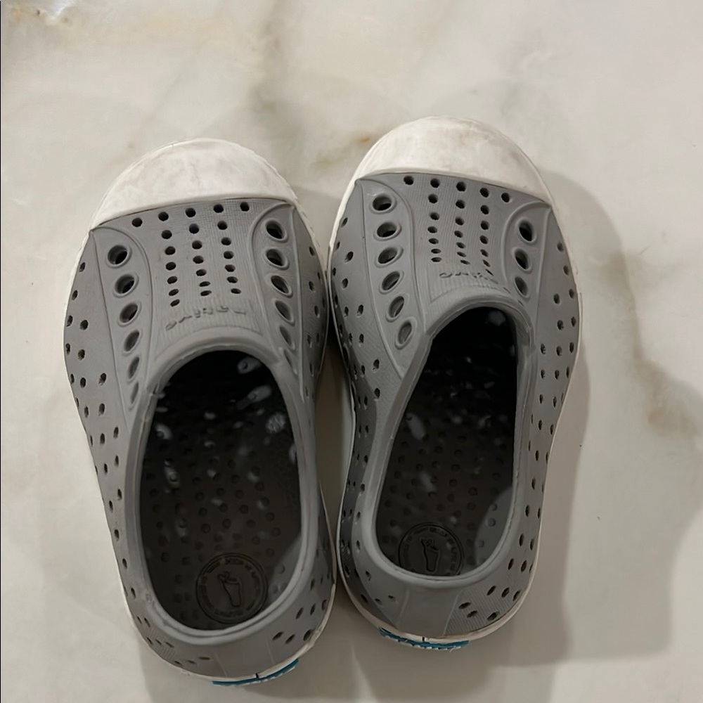 Native Kids Gray Water Shoes